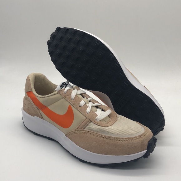 New Men’s Nike Waffle NAV Hemp Safety Orange Sneaker FJ4195-200 NWOB - Picture 1 of 5